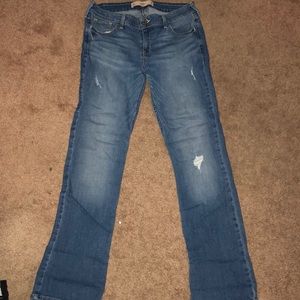 Hollister light wash boot cut jeans